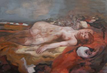 Original Realism Nude Paintings by Gabriel Cristian Matei
