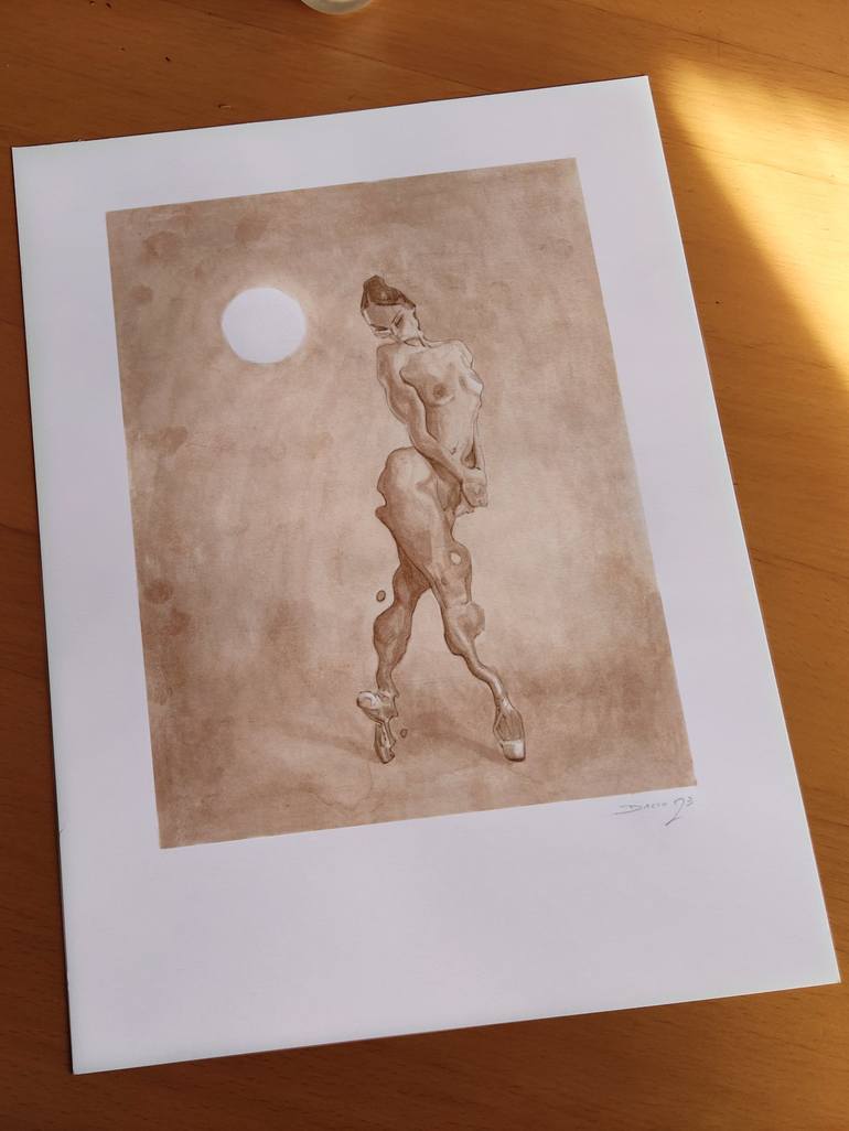 Original Expressionism Classical mythology Drawing by Daniel Dacio