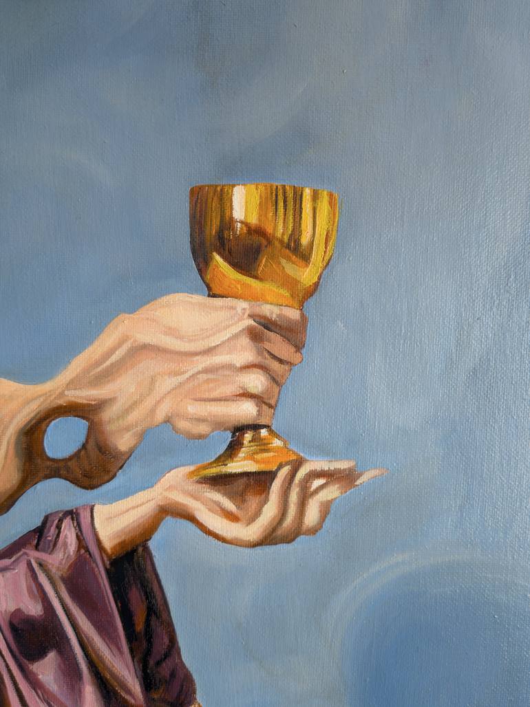 Original Symbolism Classical Mythology Painting by Daniel Dacio