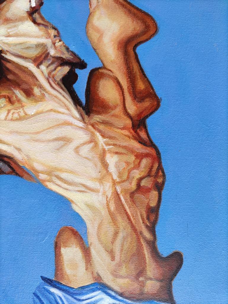 Original Figurative Body Painting by Daniel Dacio