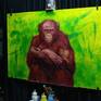 The red ape behind the green, STUDIO