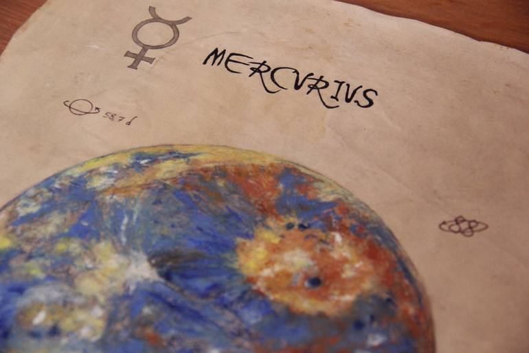 Original Conceptual Science/Technology Drawing by Daniel Dacio