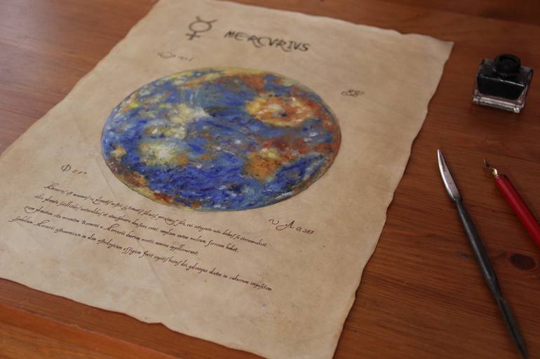Original Conceptual Science/Technology Drawing by Daniel Dacio