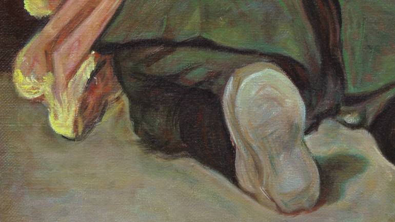 Original baroque Portrait Painting by Daniel Dacio