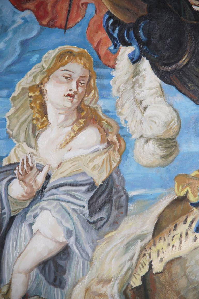 Original Figurative Religion Painting by Daniel Dacio