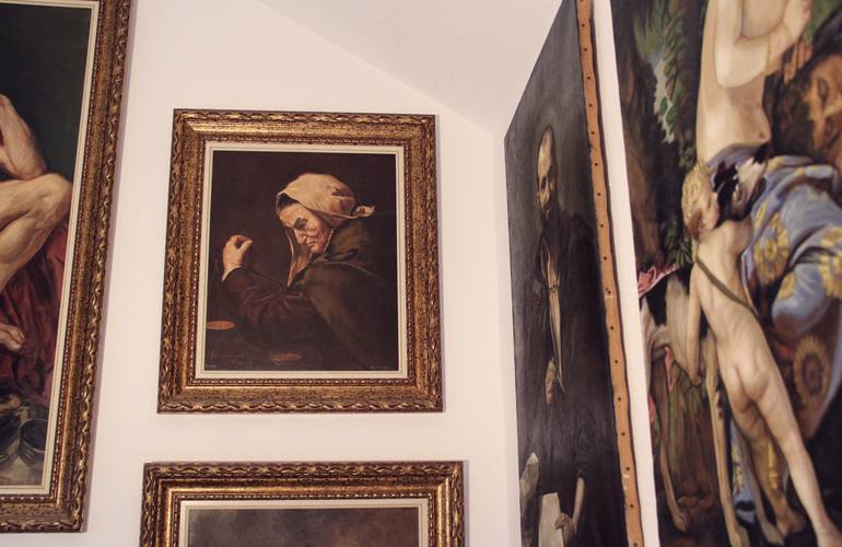 Original Baroque People Painting by Daniel Dacio