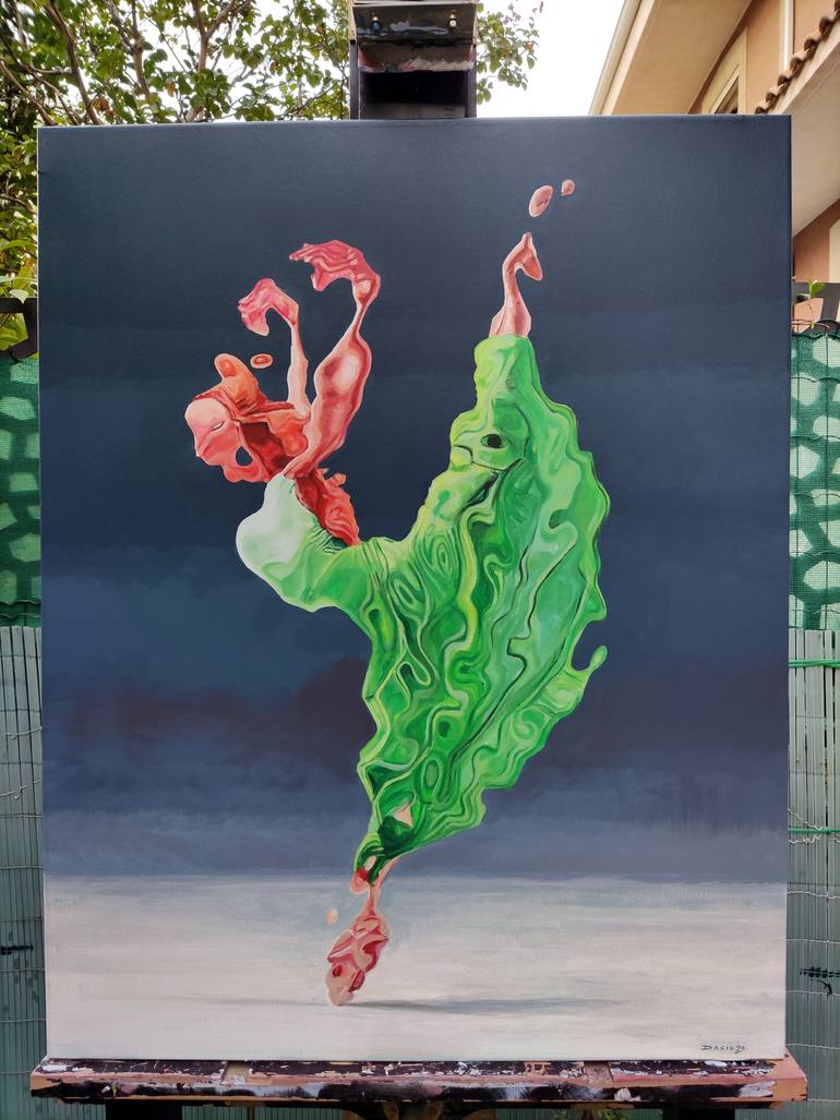 Original Expressionism Body Painting by Daniel Dacio