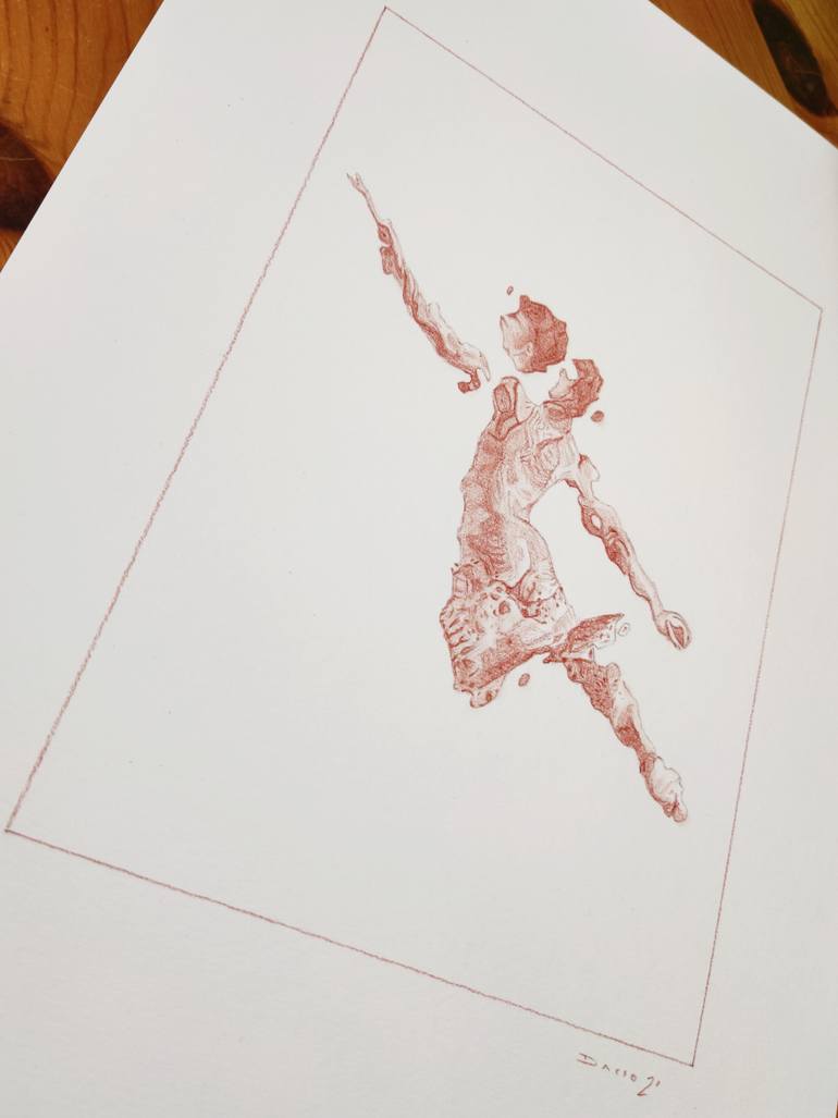 Original Expressionism Body Drawing by Daniel Dacio