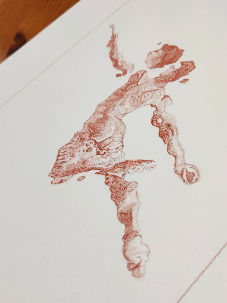 Original Expressionism Body Drawing by Daniel Dacio