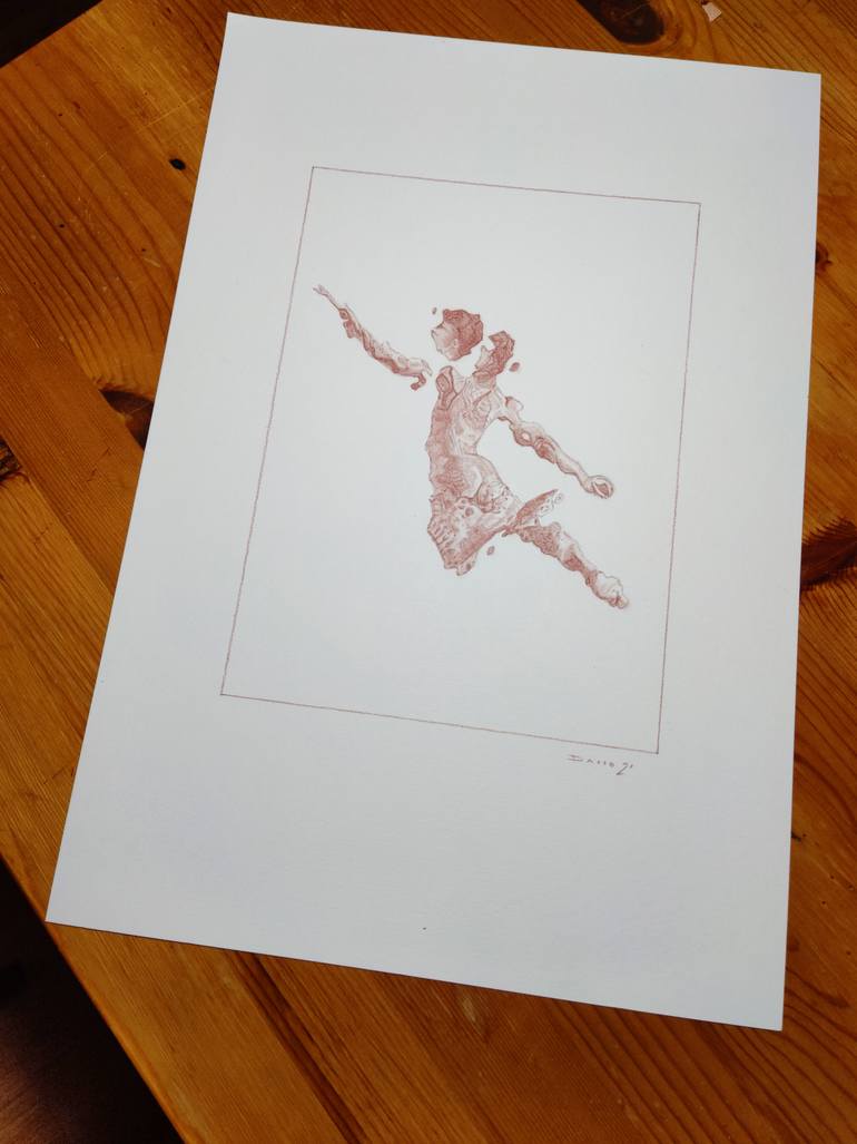 Original Expressionism Body Drawing by Daniel Dacio