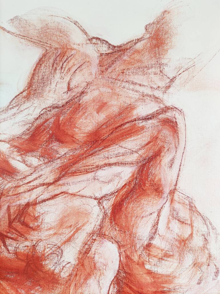 Original Expressionism Body Drawing by Daniel Dacio