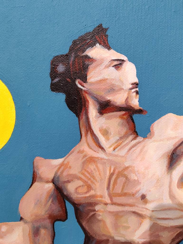 Original Expressionism Nude Painting by Daniel Dacio