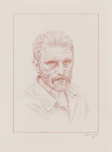 Print of Expressionism Portrait Drawings by Daniel Dacio