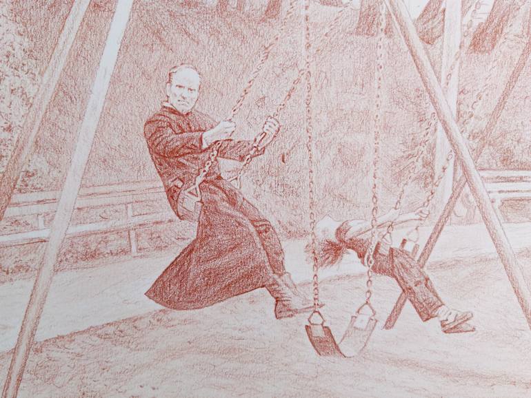 Original Conceptual Cinema Drawing by Daniel Dacio