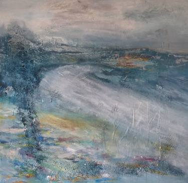 Original Nature Abstract Painting by Maura Patrizia Zoller