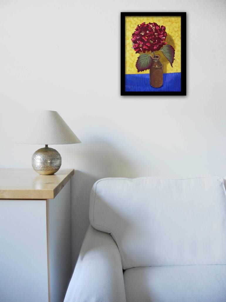 Original Fine Art Floral Painting by Richard Gibson