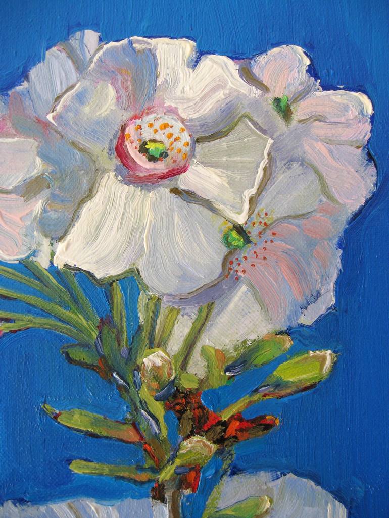 Original Fine Art Floral Painting by Richard Gibson