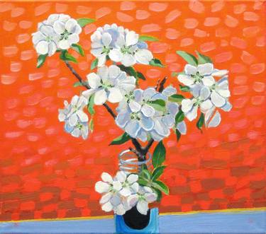 Original Fine Art Floral Paintings by Richard Gibson