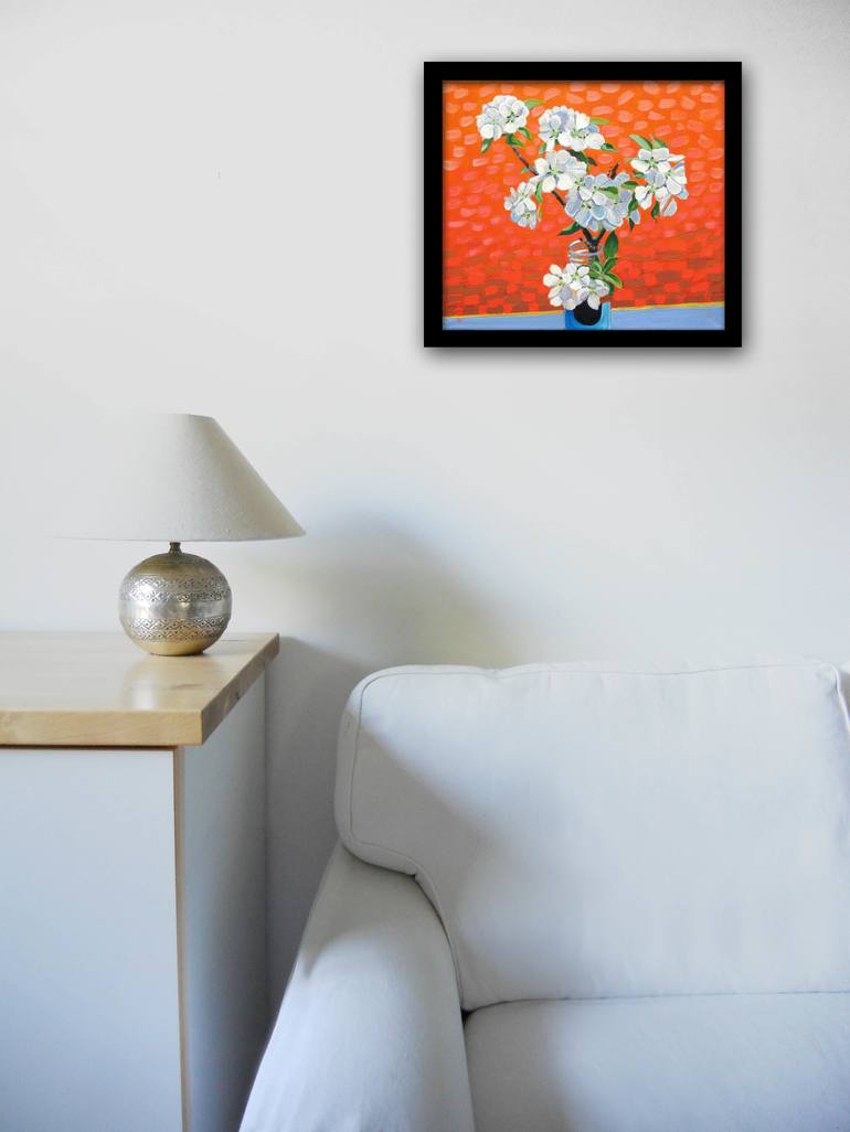 Original Fine Art Floral Painting by Richard Gibson