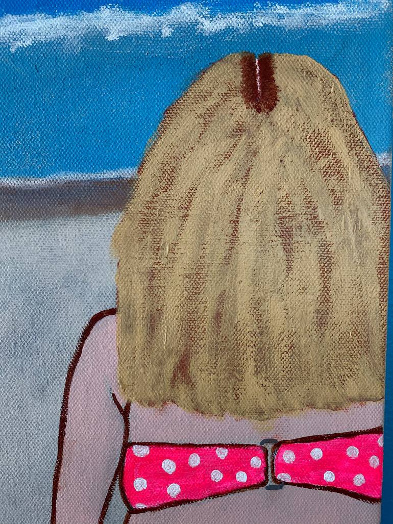 Original Figurative Beach Painting by Joselyn Miller