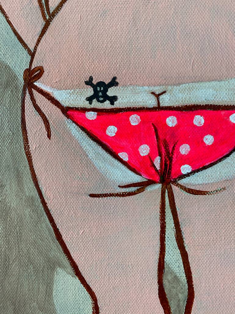 Original Figurative Beach Painting by Joselyn Miller