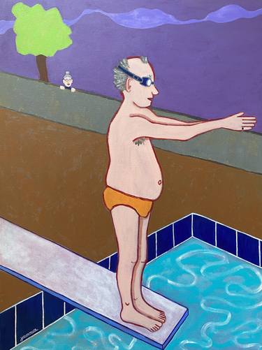 Print of Figurative Humor Paintings by Joselyn Miller