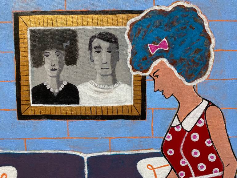 Original Figurative Home Painting by Joselyn Miller