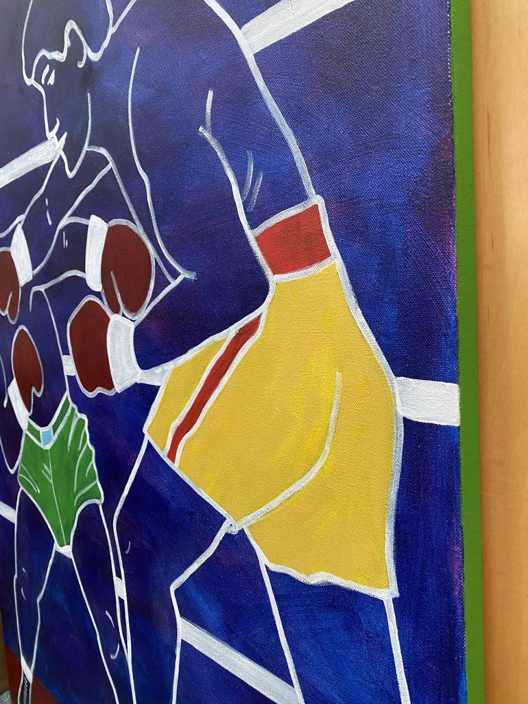Original Expressionism Sport Painting by Joselyn Miller