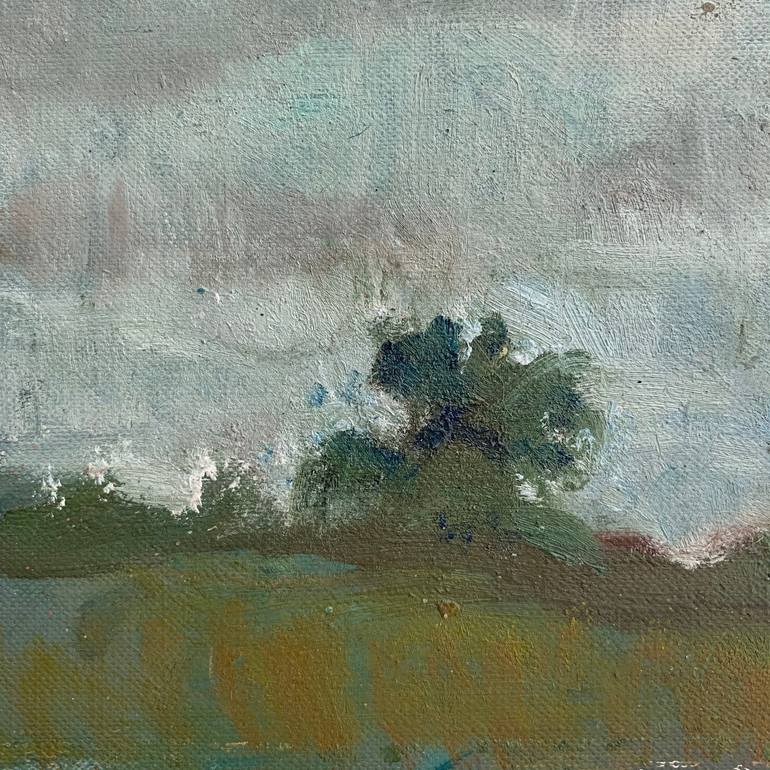 Original Abstract Landscape Painting by Mariia Vasylenko