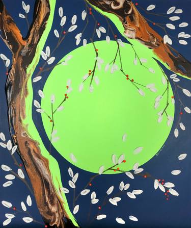 Saatchi Art Artist Zinna Yoo; Painting, “Modern dalbit (moonlight)2023-8” #art