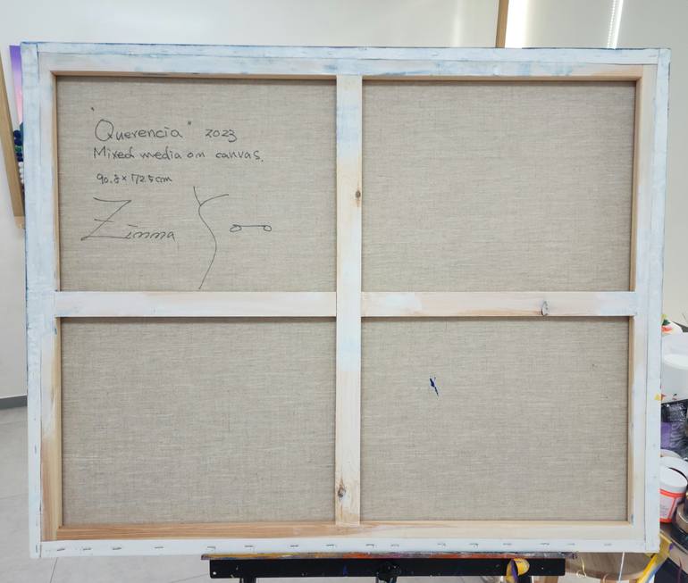 Original Fine Art Abstract Painting by Zinna Yoo