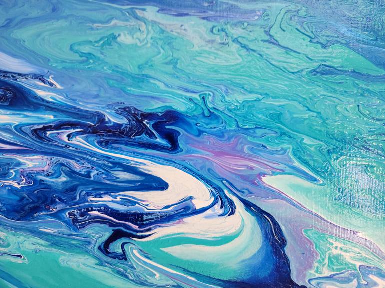 Original Pop Art Abstract Painting by Zinna Yoo