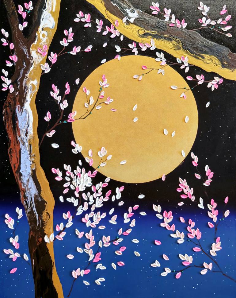 Original Art Deco Landscape Paintings by Zinna Yoo