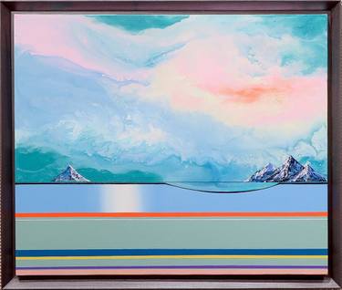 Original Art Deco Abstract Painting by Zinna Yoo