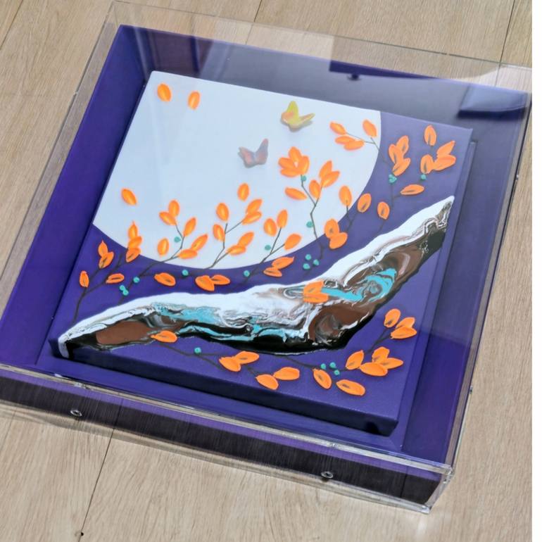 Original Abstract Landscape Painting by Zinna Yoo