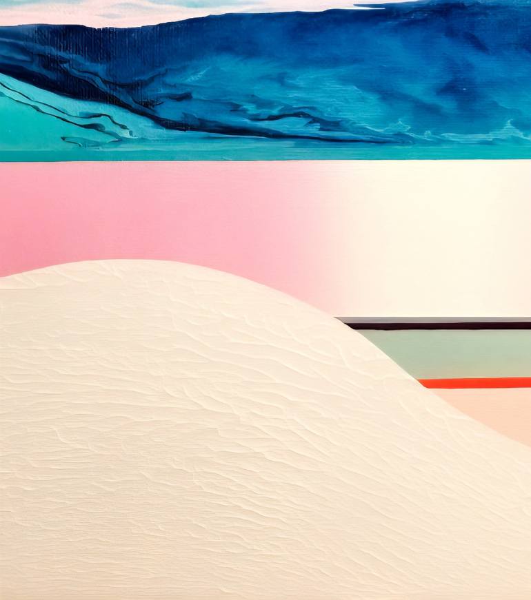 Original Art Deco Abstract Painting by Zinna Yoo