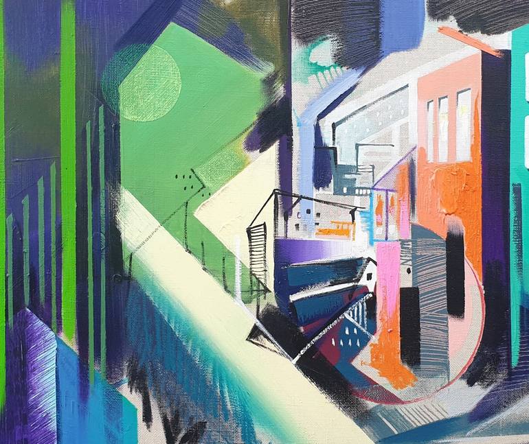 Original Modernism Landscape Painting by Zinna Yoo