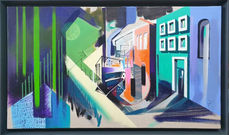Original Modernism Landscape Painting by Zinna Yoo