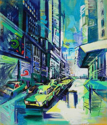 Original Fine Art Cities Paintings by Zinna Yoo