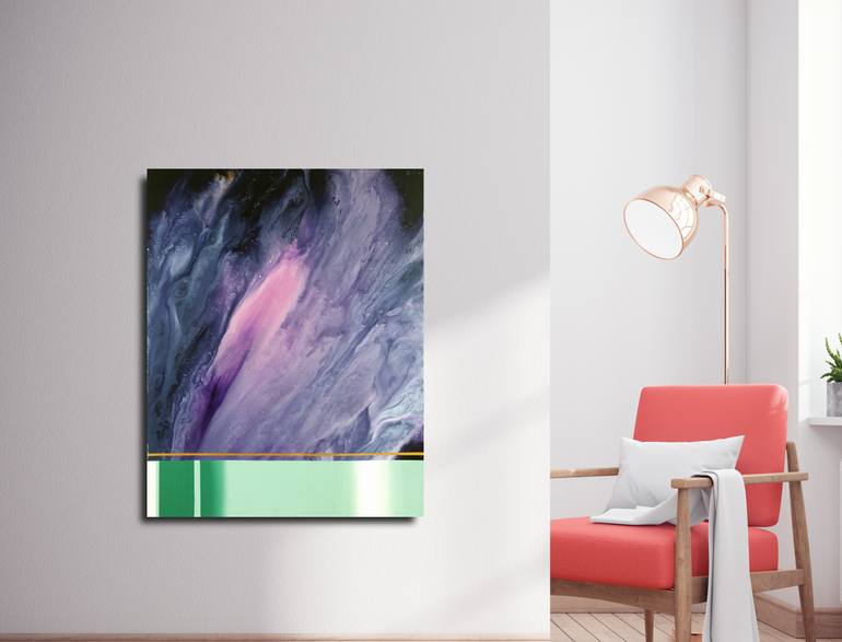 Original Abstract Expressionism Abstract Painting by Zinna Yoo