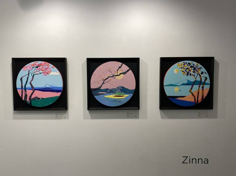 Original Abstract Landscape Painting by Zinna Yoo