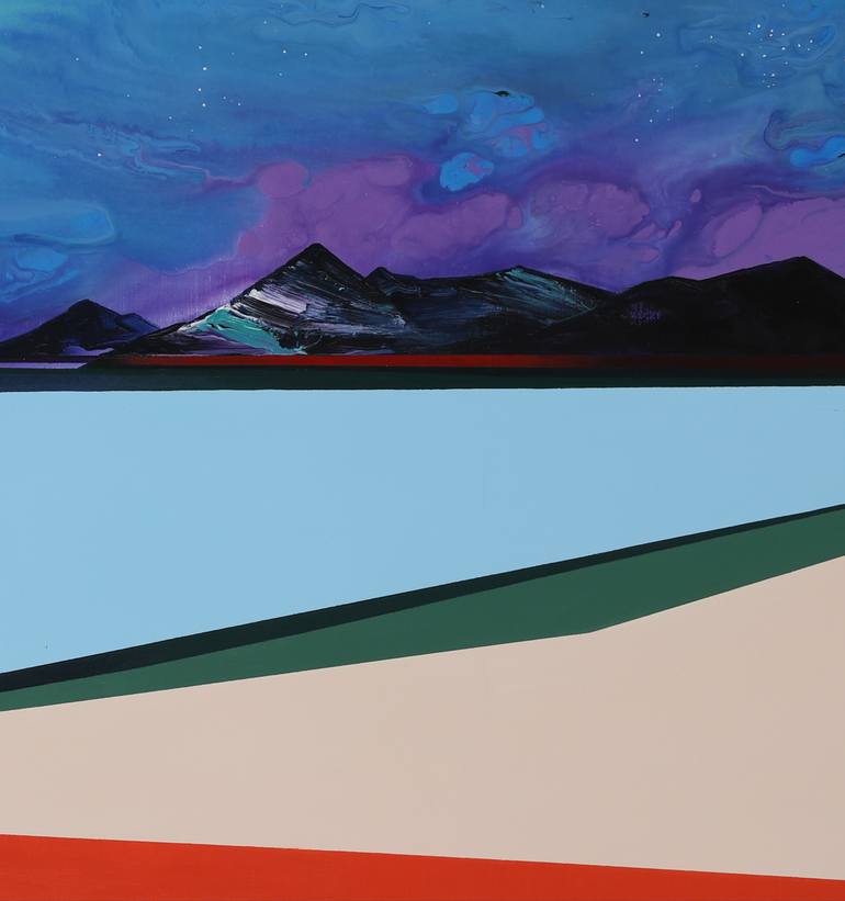 Original Abstract Expressionism Abstract Painting by Zinna Yoo