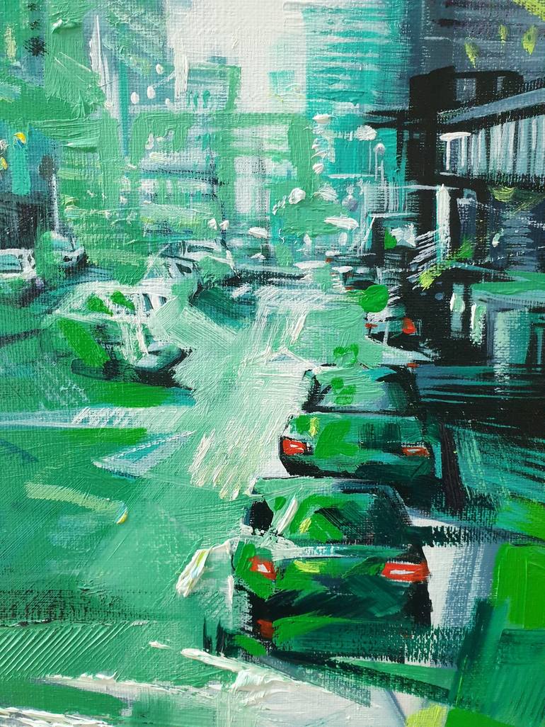 Original Cities Painting by Zinna Yoo