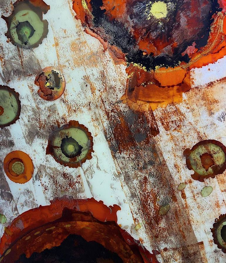 Original Abstract Expressionism Abstract Painting by Emily Strange