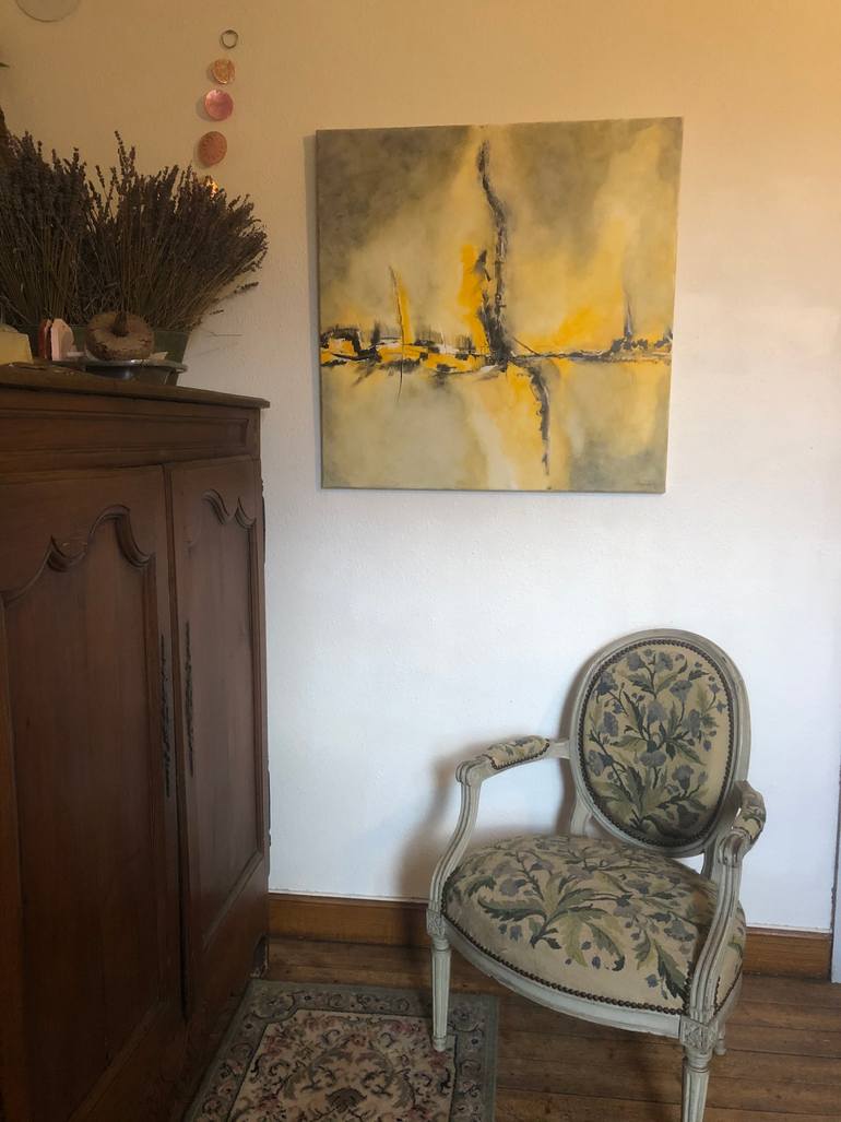 Original Impressionism Abstract Painting by Karl Blanchet