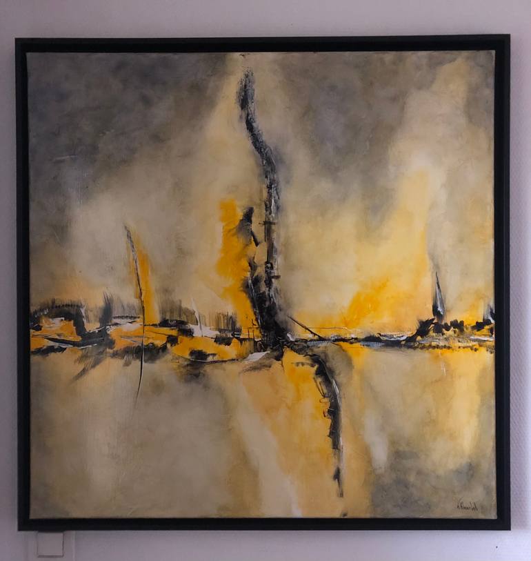 Original Impressionism Abstract Painting by Karl Blanchet