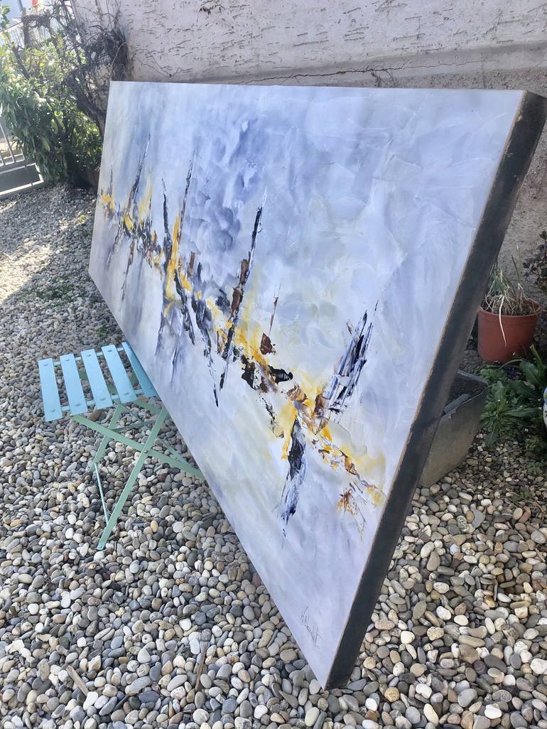 Original Abstract Expressionism Abstract Painting by Karl Blanchet