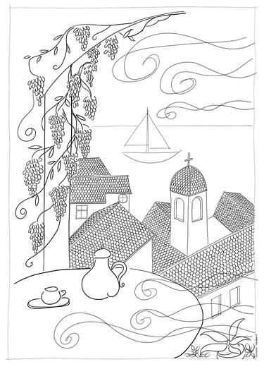 Print of Illustration Places Drawings by Tatjana Todorovic