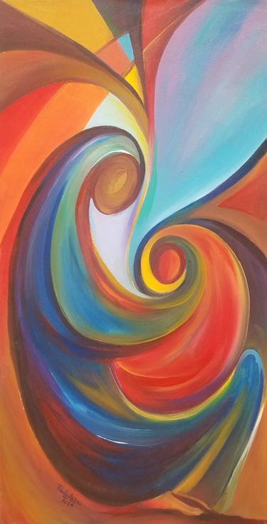 Original Abstract Paintings by Paul Akiiki