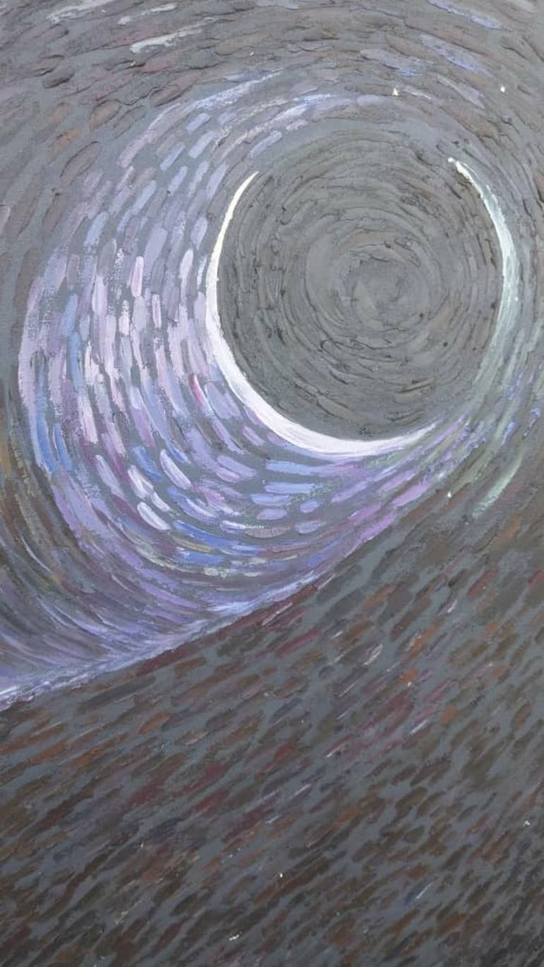 Original Abstract Painting by Paul Akiiki
